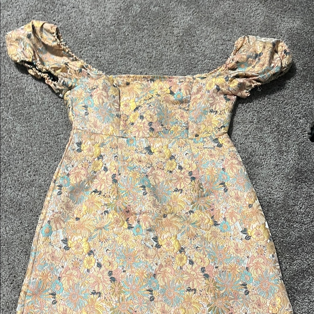 Floral Off-Shoulder Dress